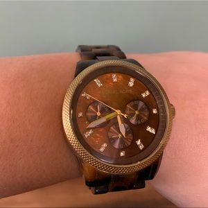 Michael Kors Tortoise Shell Watch
